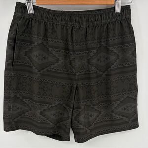 Chubbies men’s the quests 7” lined sport short Aztec geometric pattern size S